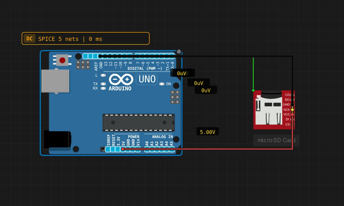 Карта microSD (Arduino Uno)